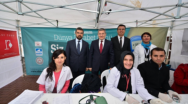 DİYABET GÜNÜ'NDE SAĞLIK TARAMASI