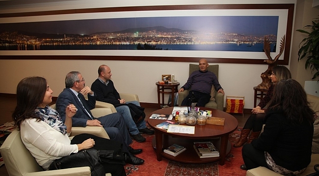 ÖĞRETMENLERDEN BAŞKAN ALTINOK ÖZ’E ZİYARET