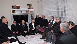 BAŞKAN'DAN TAZİYE ZİYARETİ