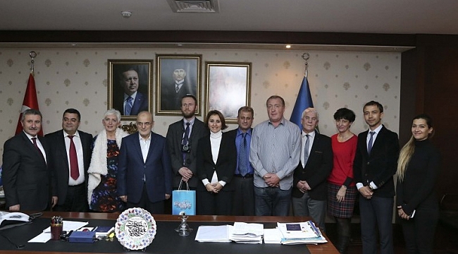 ÇELİKBİLEK'E DOSTLUK ZİYARETİ