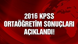 KPSS SONUÇLARI AÇIKLANDI!