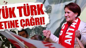 Akşener'den 'Büyük Türk milletine çağrı