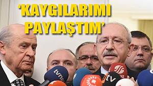 Görüşme sonrası ilk açıklama