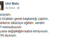 “On binlerce Ülkücüye eğitim verdim. Hayır diyorum”