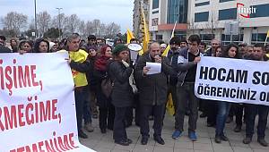 Kartal'da yürüyüş yapan EĞİTİM-SEN'liler KHK'lara tepki gösterdi