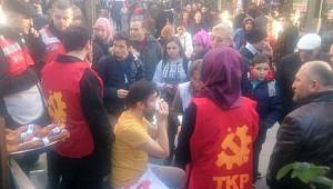 Samsun'da HAYIR çalışması yapanlara saldırı