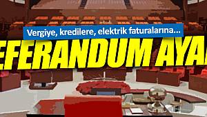 Vergilere, kredilere, elektrik faturalarına 'referandum' ayarı!