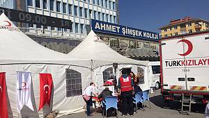 Ahmet Şimşek Koleji'nde kan bağışı kampanyası düzenlendi