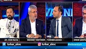 AK Partili Metiner'den Baykal'a tehdit: Yoksa bu millet