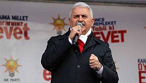 Başbakan Yıldırım, memleketi Erzincan'da konuştu