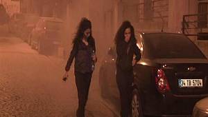 Beşiktaş'ta kız yurdunda panik anları