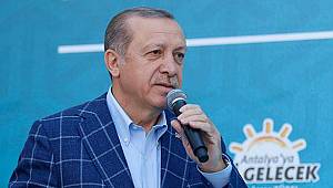Cumhurbaşkanı Erdoğan Antalya'da konuştu