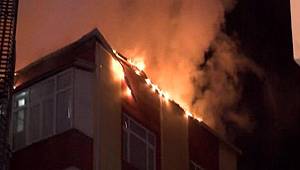 Güngören'de yangın