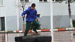 Polislik sınavına 'imkansızlıklar parkuru'nda hazırlanıyorlar