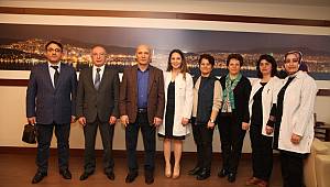 Sağlık çalışanlarından Başkan Altın OK'a ziyaret