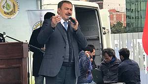 Kartal'da Bakan Eroğlu Fidan Dağıttı