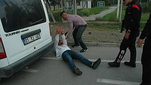 Pompalı tüfekli sarhoşlar korku saçtı