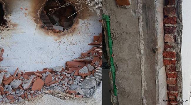 Duvar kırılınca şok gerçek ortaya çıktı
