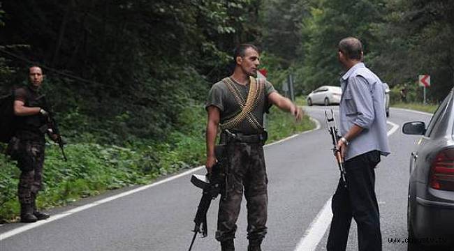 Trabzon'da teröristlerle sıcak çatışma
