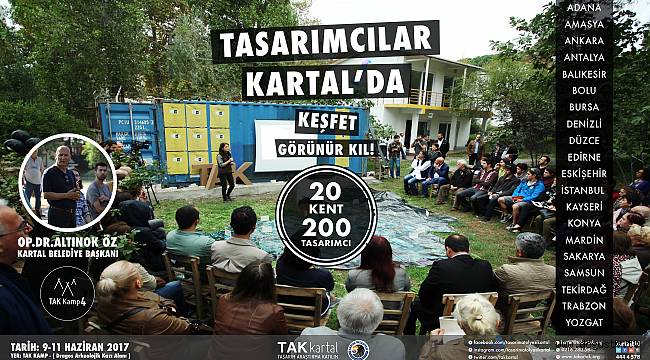 20 KENT 200 TASARIMCI KARTAL’DA BULUŞUYOR