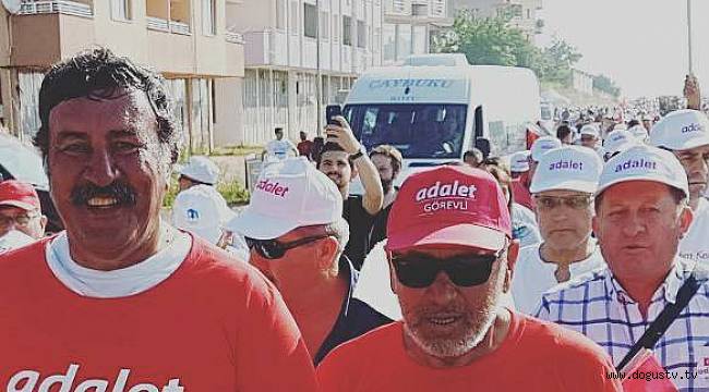 KARTAL BELEDİYE BAŞKANI OP. DR. ALTINOK ÖZ ADALET YÜRÜYÜŞÜNDE
