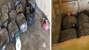 PKK'nın kullandığı mağarada takım elbise bulundu