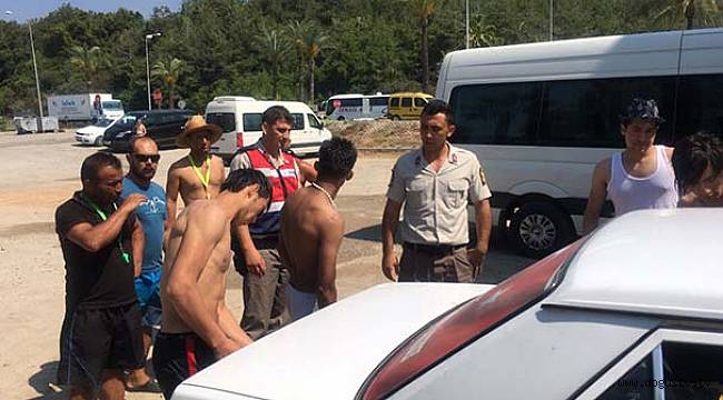 Plajda küçük kıza taciz iddiası: 5 Suriyeli yakalandı