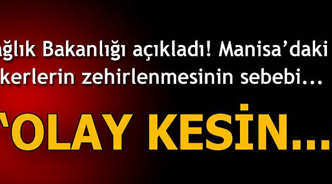 Son dakika: Sağlık Bakanlığı'ndan flaş 'Manisa' açıklaması