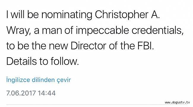 Trump'tan flaş FBI açıklaması! Dünyaya duyurdu