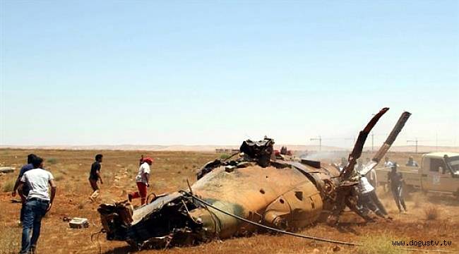 Ülke şoku yaşadı! Askeri helikopter düştü