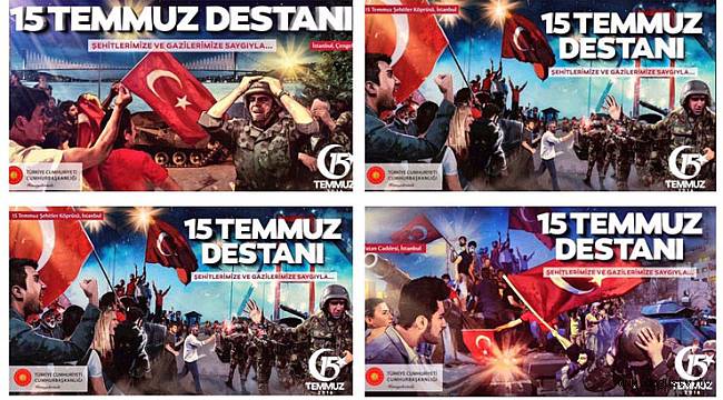 15 Temmuz Afişlerine Sert Tepkiler