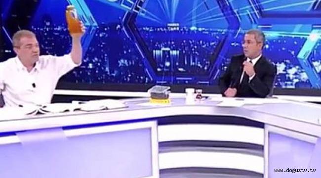 Canlı yayında 'deve idrarı' ikramı