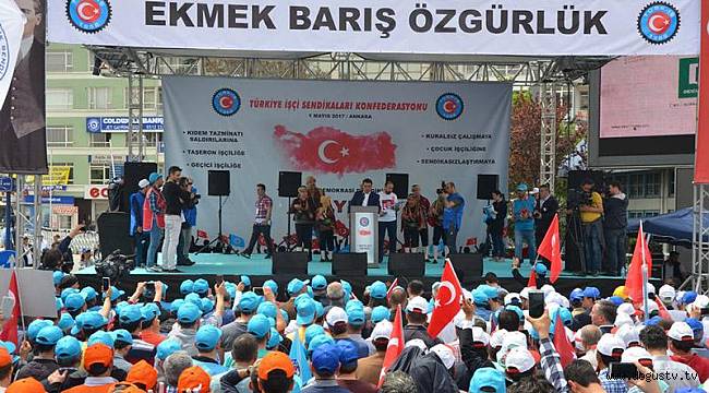 Erdoğan'ın 'grev' karşıtı açıklamasına TÜRK-İŞ'ten tepki