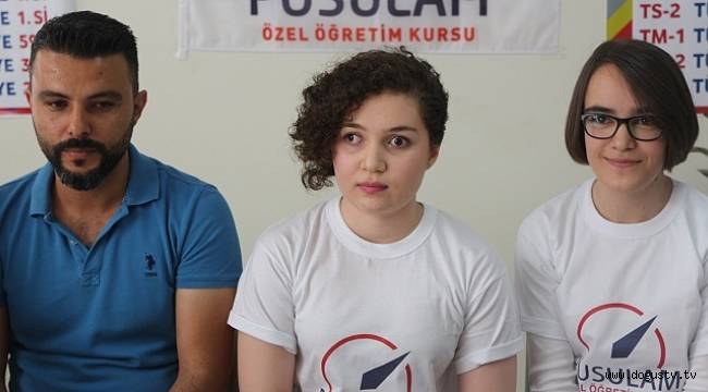 Görme engelli genç kız LYS'de 5 puan türünde Türkiye birincisi oldu