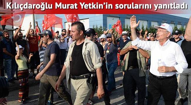 Kılıçdaroğlu: Bu yürüyüşün sonucunda…