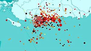 24 saatte 490 deprem