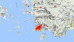 Bodrum'da peş peşe deprem!