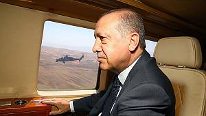 Cumhurbaşkanı Erdoğan alana böyle geldi