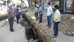 İçme suyu şebekesinde anıt mezar çıktı
