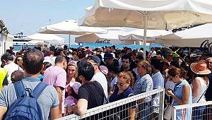 İstanköy gümrüğünde yoğunluk çilesi