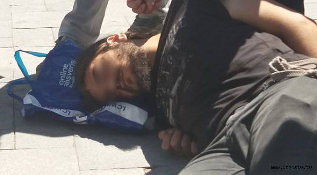 Madde krizine giren genci çocuklar endişeli gözlerle izledi