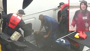 Muhabir Canlı Yayında Hayat Kurtardı