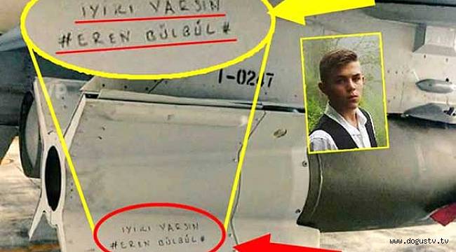 Operasyonda dikkat çeken detay: İyiki varsın Eren Bülbül