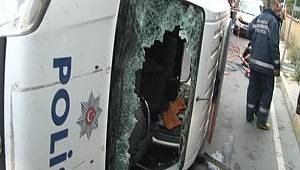 Polis aracı bu hale geldi