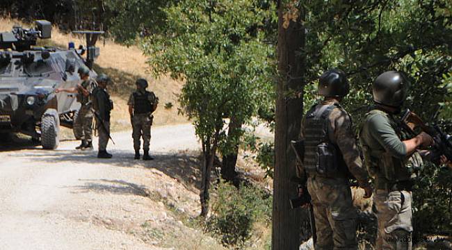 Tunceli'de PKK'lıların bulunduğu bölge ateş altına alındı