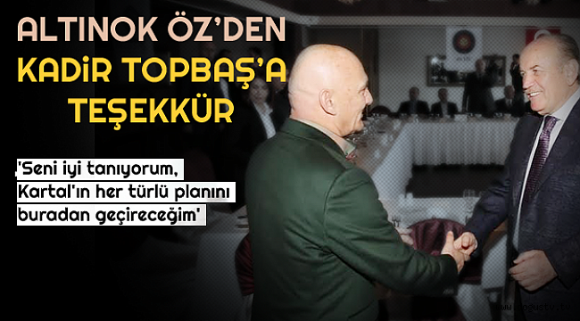 Altınok Öz 'Kimse Kartal Belediye Başkanı'na 'emlakçı' diyemez