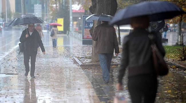 Meteoroloji'den 14 ile yağış uyarısı