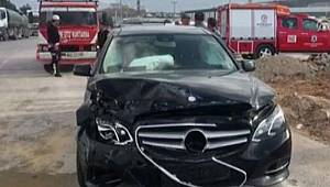 AKP milletvekili ve il başkanı kaza yaptı