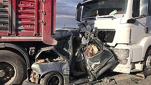 Aksaray'da korkunç kaza: Çok sayıda araç birbirine girdi!