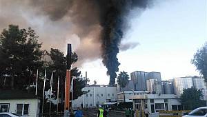 FETÖ sanığı işadamının yağ fabrikasında yangın çıktı